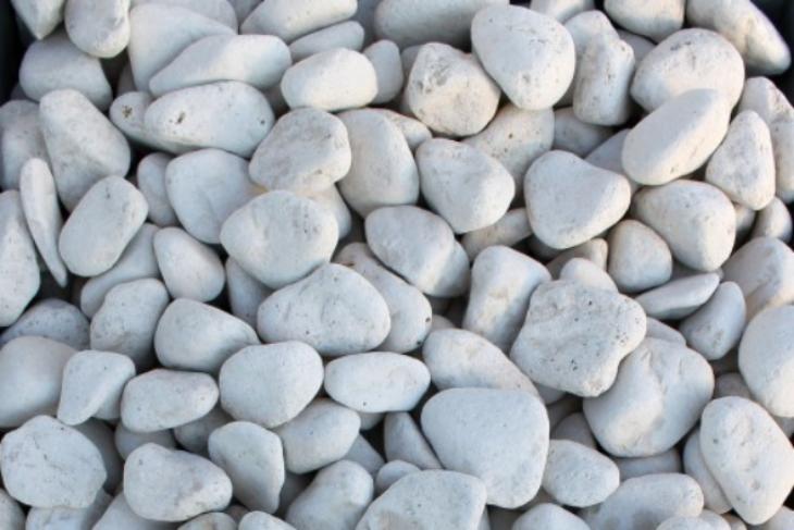 Белая галька галтовка (20-40 мм.)  купить в Нововоронеже от производителя, без посредников