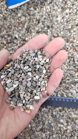 фото Галька черноморская фр. 3-5 мм. купить в Нововоронеже  в интернет-портале КАМЕНЬ КЛУБ