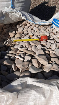 Галька каспийская фр. 40-70 мм.  купить в Нововоронеже фото Камень Клуб