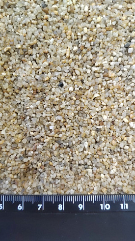Кварцевый песок для пескоструйных работ фр. 0,8-1,6 мм.  купить в Нововоронеже фото Камень Клуб
