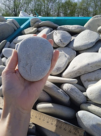 Галька черноморская фр. 100-150 мм.  купить в Нововоронеже фото Камень Клуб