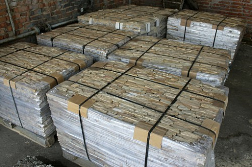 Kamenclub.ru: Песчаник (лапша) art PSG-3-01  купить в Нововоронеже    2300 руб/кв.м   фото КАМЕНЬ КЛУБ