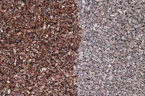 Kamenclub.ru: Мраморная крошка (щебень крошка розовый) фр. 5-10 мм.  купить в Нововоронеже мрамор розовый, красный щебень колотый ландшафтный декоративный  11000 руб/т   фото КАМЕНЬ КЛУБ