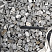 Kamenclub.ru: Щебень галтованный черный (мрамор) фр.40-70 мм.  купить в Нововоронеже мрамор черный с белыми прожилками, черный, белый щебень галтованный округлый 13500 руб/т   фото КАМЕНЬ КЛУБ