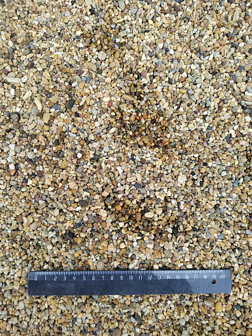 Галька речная окат (рыжая) фр.3-5 мм купить в Нововоронеже 