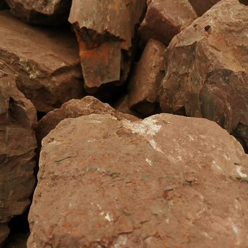 фото Яшма красная  (фр. 70-100 мм)  купить в Нововоронеже в интернет-портале КАМЕНЬ КЛУБ