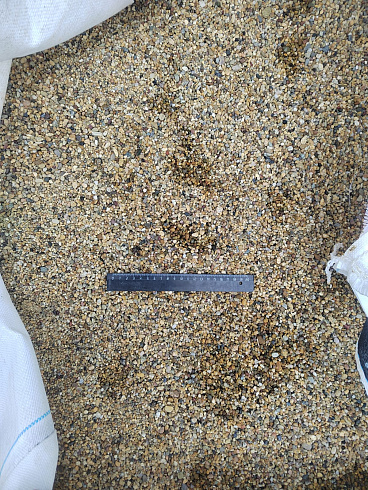 Галька речная окат (рыжая) фр.3-5 мм купить в Нововоронеже 