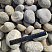 Kamenclub.ru: Галька речная окат (серо-белая) фр. 70-120 мм купить  в Нововоронеже галька галечник бело-серая, серо-белая, серая, белая речная природная галька  8000 руб/т   фото КАМЕНЬ КЛУБ