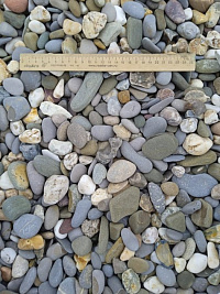 Галька крымская прибрежная фр. 20-40 мм.  купить в Нововоронеже фото Камень Клуб