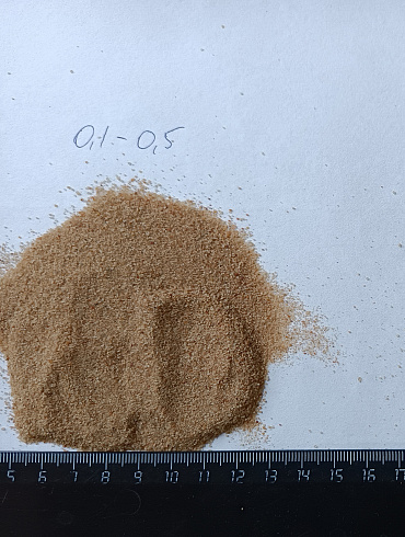 Кварцевый песок для площадок фр. 0,1-0,5 мм.  купить в Нововоронеже фото Камень Клуб