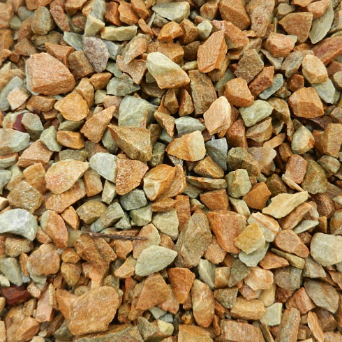 Kamenclub.ru: Щебень крошка желтый (ЗЛАТОЛИТ) фр. 10-20 мм.  купить в Нововоронеже златолит бежевый, золотистый, желтый каменная декоративная крошка щебня златолита 10800 руб/т   фото КАМЕНЬ КЛУБ