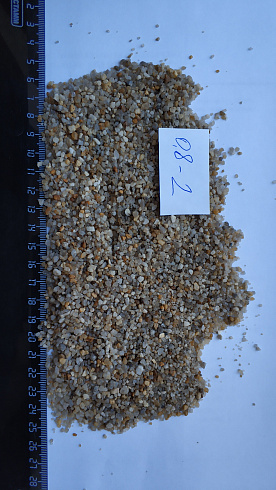 Кварцевый песок для площадок фр. 0,8 - 2 мм.  купить в Нововоронеже фото Камень Клуб