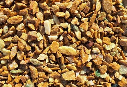 Kamenclub.ru: Щебень крошка желтый (ЗЛАТОЛИТ) фр. 20-40 мм.  купить в Нововоронеже златолит бежевый, золотистый, желтый декоративная каменная крошка 10800 руб/т   фото КАМЕНЬ КЛУБ