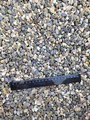 Галька крымская прибрежная фр. 5-10 мм.  купить в Нововоронеже фото Камень Клуб