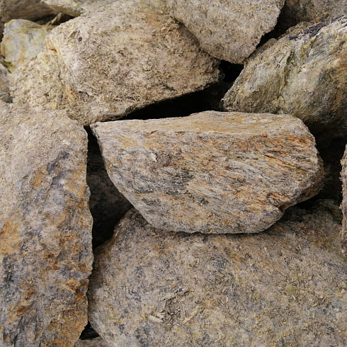 фото Змеевик салатовый  (фр. 70-100 мм)  купить в Нововоронеже в интернет-портале КАМЕНЬ КЛУБ