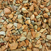 Kamenclub.ru: Щебень крошка желтый (ЗЛАТОЛИТ) фр. 10-20 мм.  купить в Нововоронеже златолит бежевый, золотистый, желтый каменная декоративная крошка щебня златолита 10800 руб/т   фото КАМЕНЬ КЛУБ