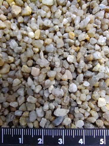 Кварцевый песок для площадок фр. 2-5 мм.  купить в Нововоронеже фото Камень Клуб