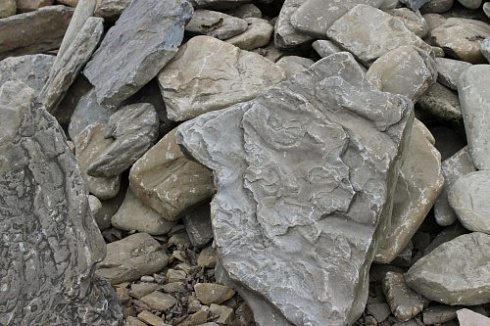 Kamenclub.ru: Песчаник декоративный ландшафтный (фр. 300-500 мм)  купить в Нововоронеже песчаник желтый рыжий серый зеленый валун речной окатанный природный песчаника 4 500 руб/т   фото КАМЕНЬ КЛУБ